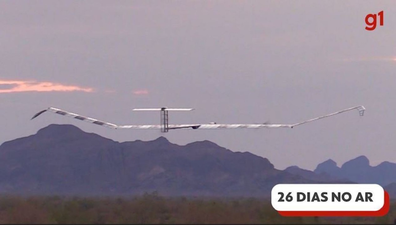 Aeronave movida a energia solar da Airbus bate recorde ao passar 26 dias no ar