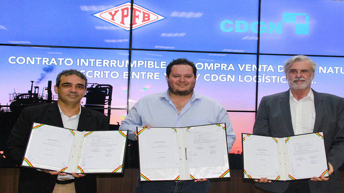 A companhia de gás natural comprimido CDGN assinou um contrato com a boliviana YPFB para realizar a importação de gás natural no Brasil e comercializar o combustível no modelo de mercado livre nas regiões atendidas pelo Gasbol.