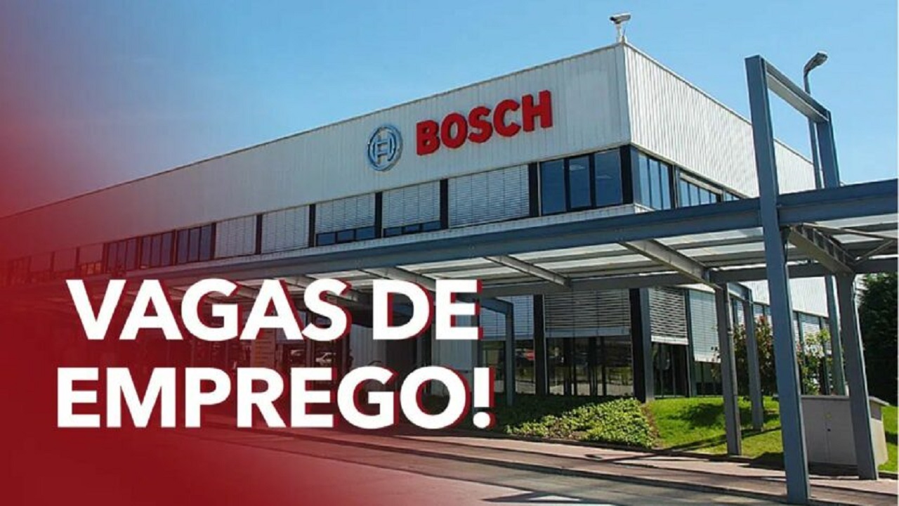 Multinacional Bosch está oferecendo 80 vagas de emprego para candidatos de SP