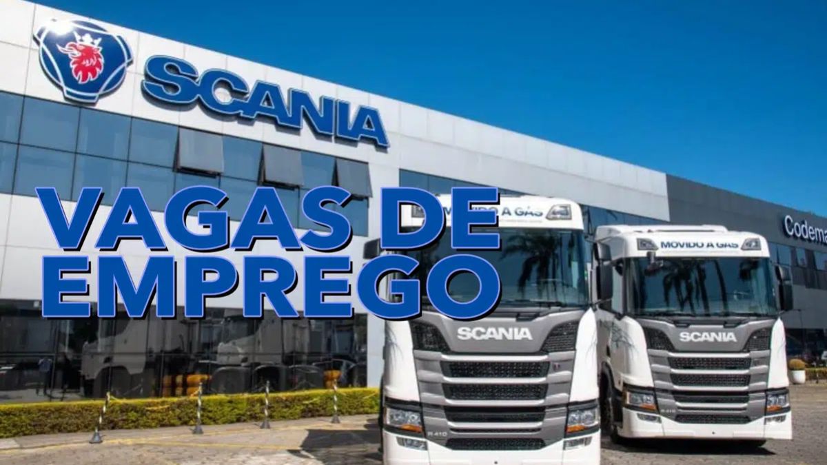 vagas de emprego scania contratação processo seletivo técnico