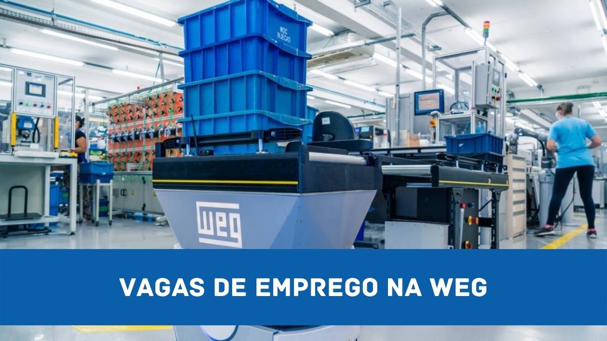 WEG vagas de emprego analista estagiário operador eletricista santa catarina