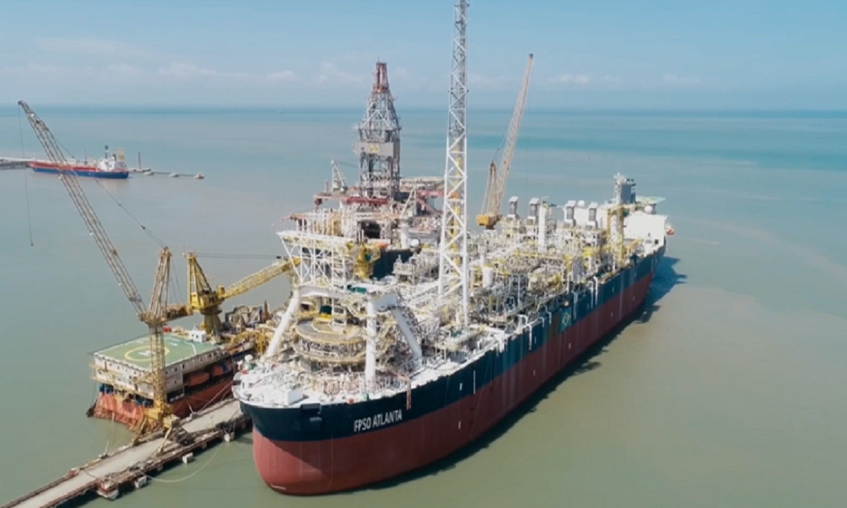 Enauta, Atlanta, óleo, produção