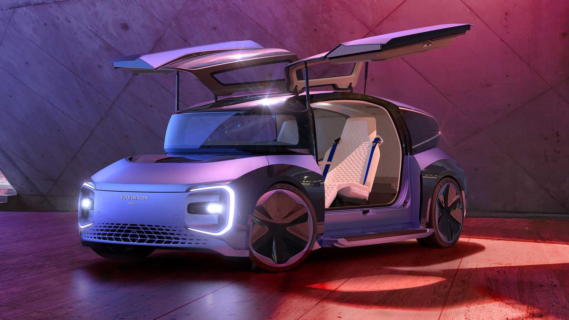 Volkswagen shows what the future of autonomous electric cars will be like by presenting the Gen.Travel model