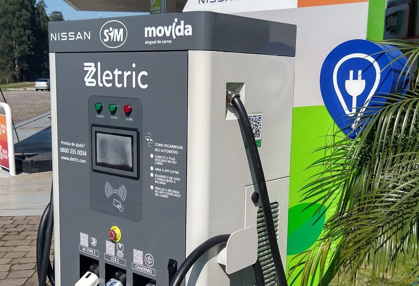 As companhias Movida, Nissan, Rede de Postos SIM e a Zletric se uniram para desenvolver o projeto Rota Sul, que instalará eletropostos para a recarga de veículos elétricos nas instalações da Rede SIM, contribuindo para a descarbonização do setor de transportes.