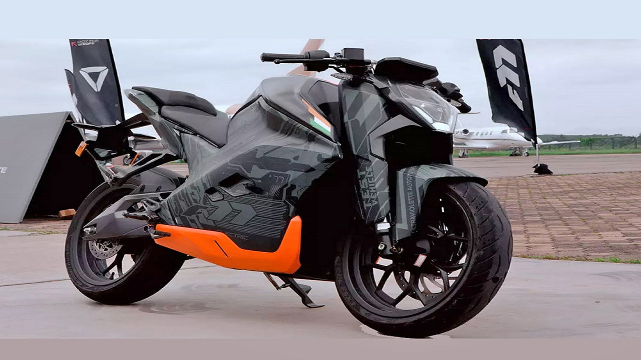 Nova moto elétrica Ultraviolette F77 alcança impressionantes 307 km com uma única carga