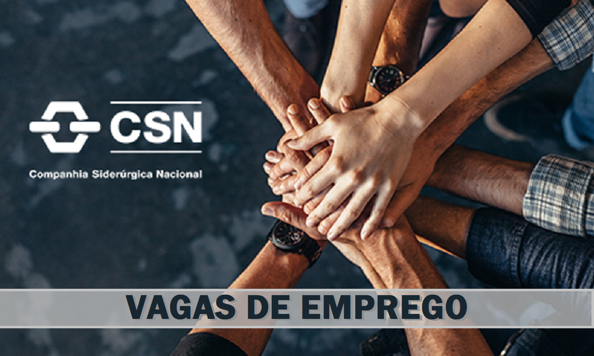 CSN, vagas, emprego