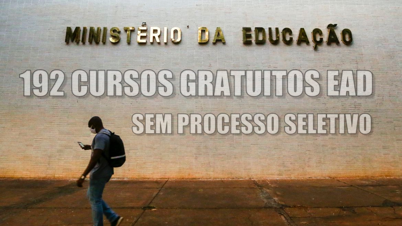 EAD - MEC - ministério da educação - cursos online - cursos gratuitos - qualificação profissional - cursos com certificados - cursos gratuitos com certificado