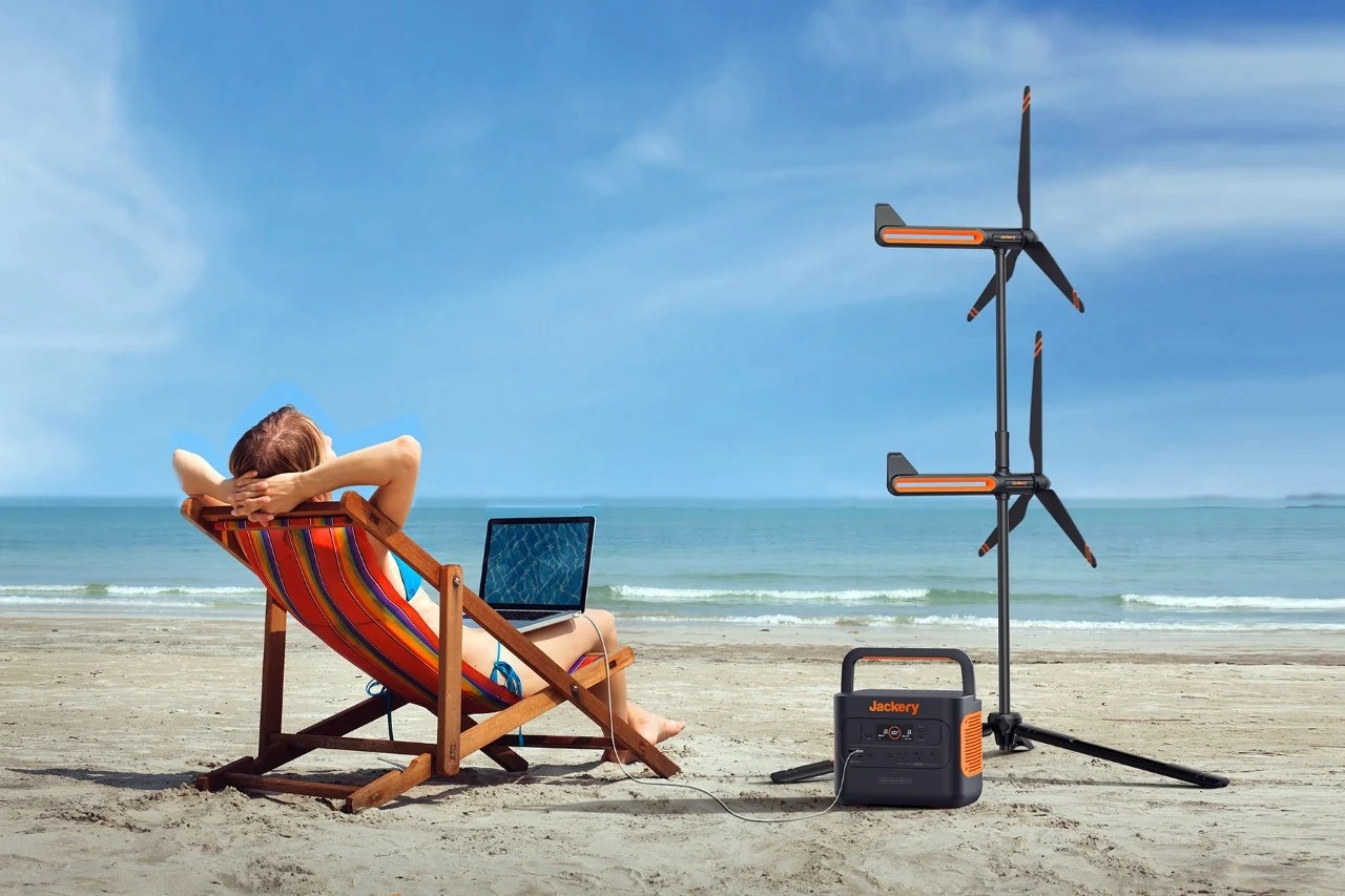 Empresa desenvolve turbina eólica portátil que pesa menos de 5 kg e gera 200 W de potência