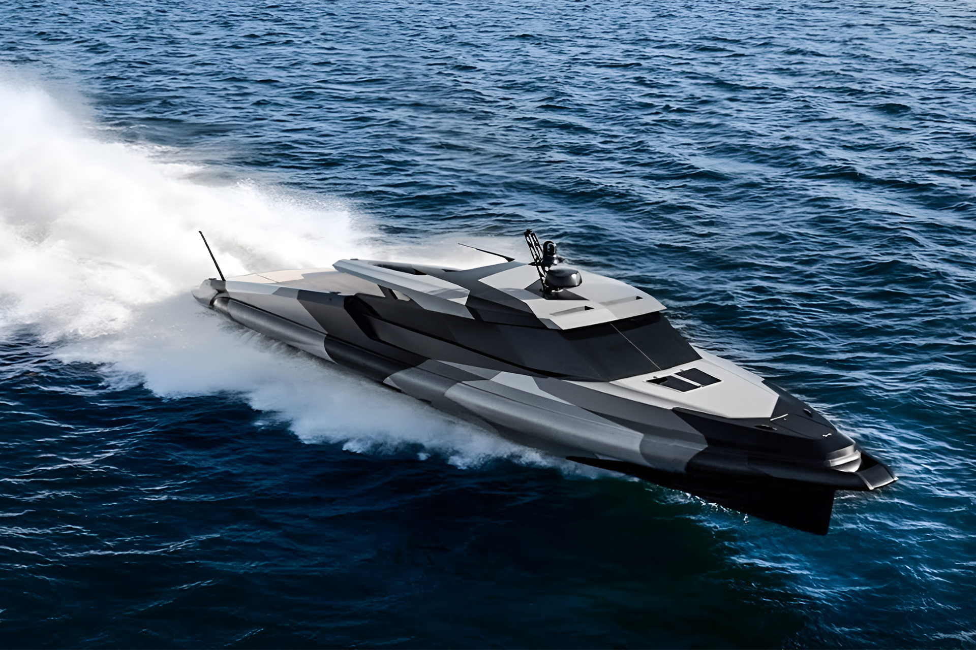 Super barco híbrido mais rápido do mundo possui três motores e mais 3.100cv de potência, e pode atingir velocidades superiores a 180 quilômetros por hora