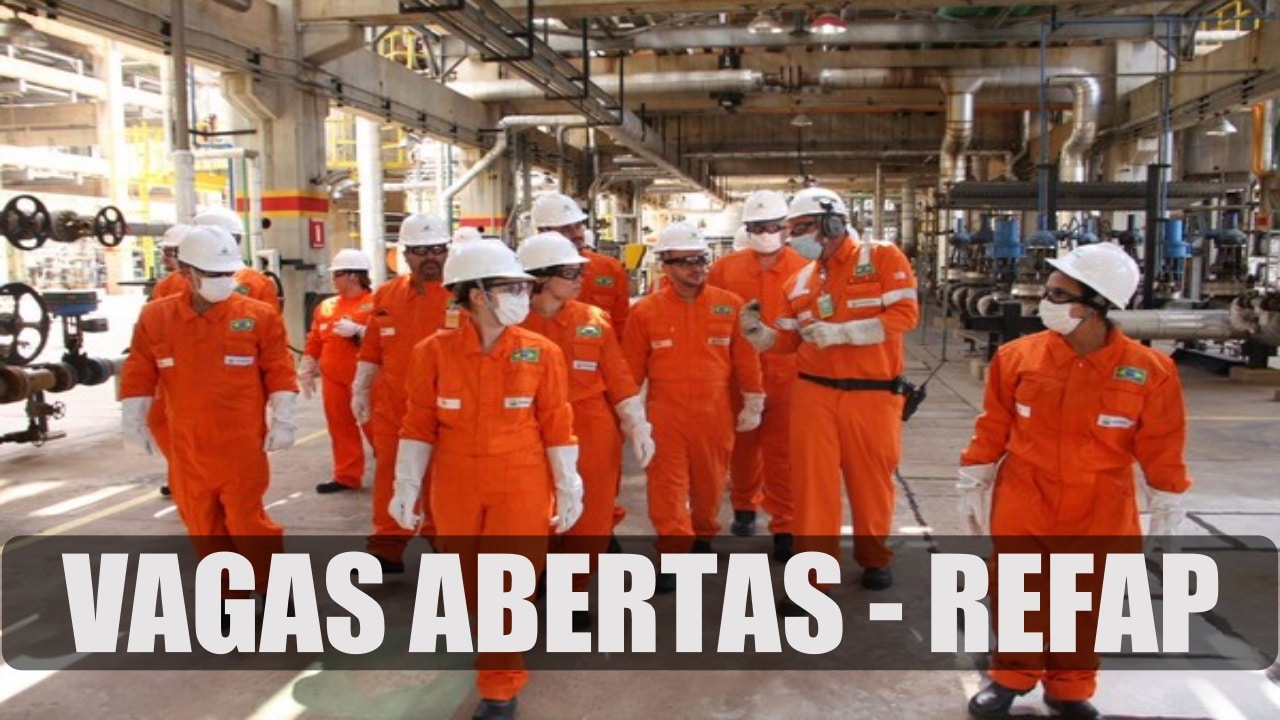 As inscrições para os processos seletivos das vagas de emprego disponíveis já estão abertas e podem ser realizadas a qualquer momento. Assim, a Petrobras busca profissionais capacitados e com experiência para atuação nas operações da Refinaria Refap.