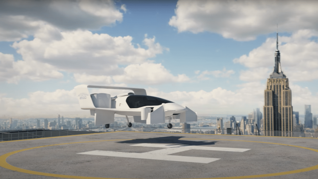 Carro voador dispensa o uso de hélices e atinge 320 kmh sem fazer nenhum tipo de barulho