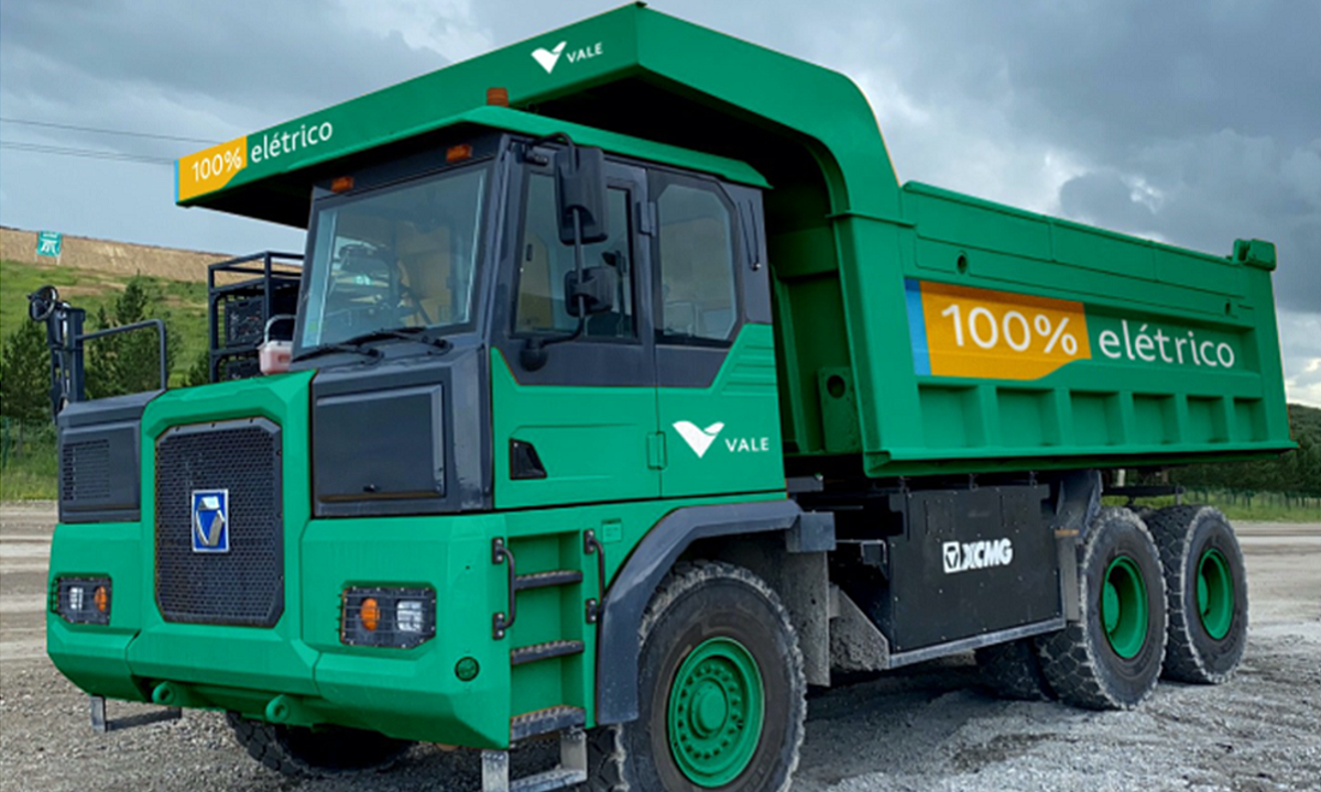 Caminhão, mineração, vale