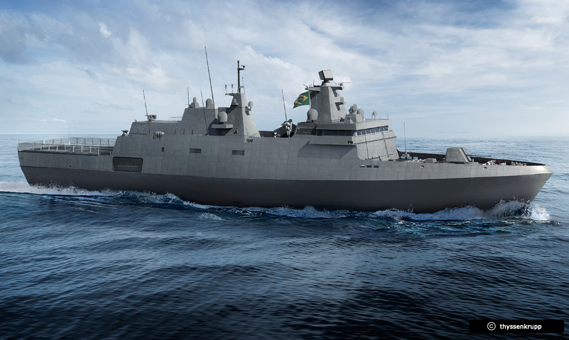 A Thyssenkrupp Estaleiro Brasil Sul, está sendo cenário de um dos maiores projetos de tecnologia do país na modernização dos navios da Marinha com novos recursos de última geração.