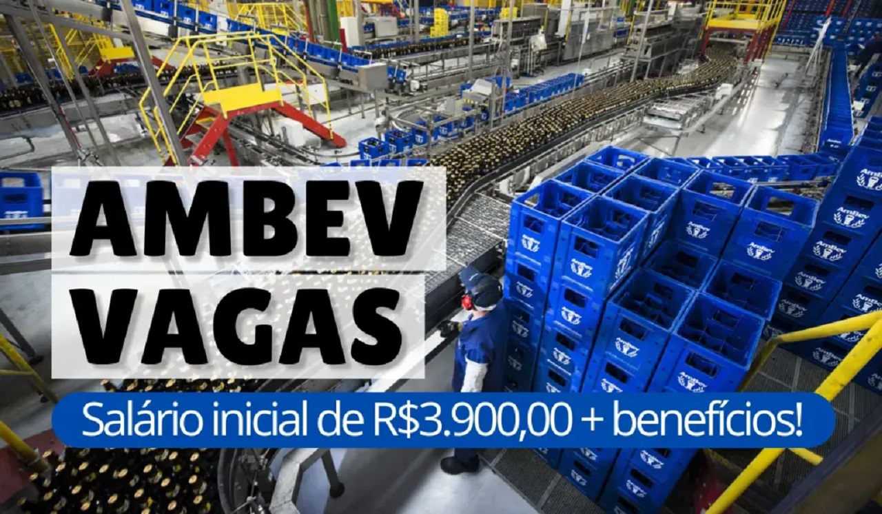 Cervejaria Ambev convoca com mais de 300 pessoas com e sem experiência para preencher vagas nas áreas de Administração, Vendas, Logística e muito mais!