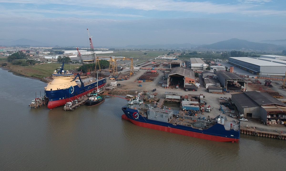 Estaleiro, rebocador, detroit