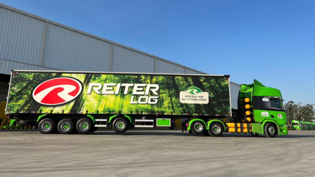 caminhões Scania movidos a gás