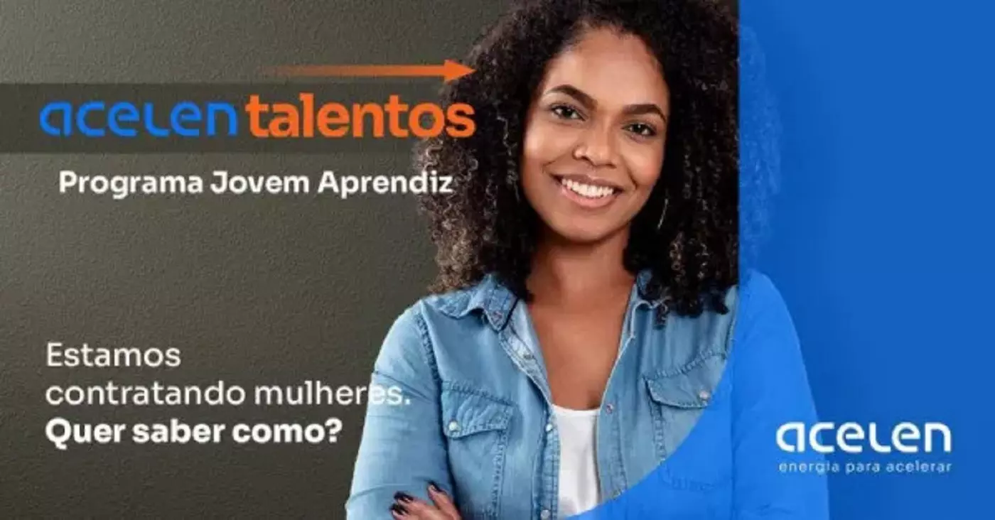 Acelen vagas de emprego jovem aprendiz exclusivo para mulheres
