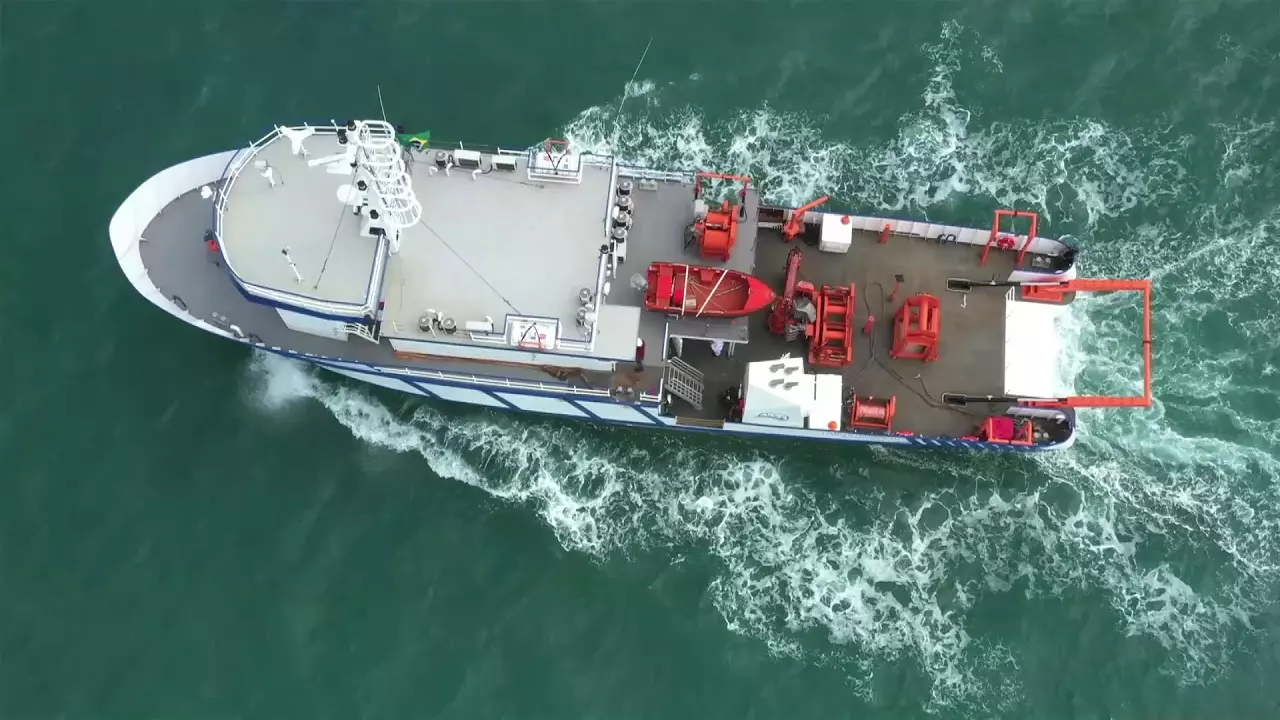 navio, estudantes, Ufes, ES