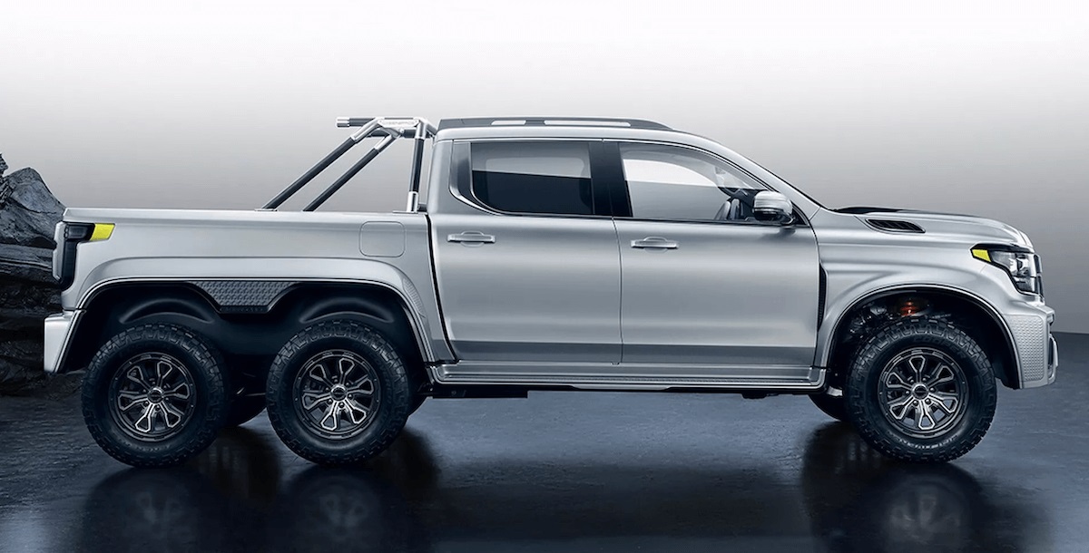 Great Wall Motors Innovates and Introduces Its Six-Wheeled Pickup at the Shanghai Auto Show