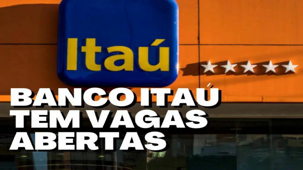 Itaú inicia processo seletivo com mais de 200 vagas de emprego presenciais e home office em diferentes regiões do Brasil