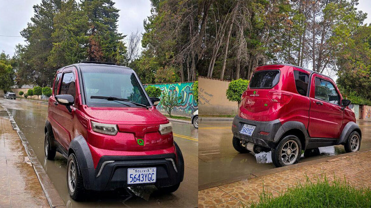 This compact and cheap electric car can carry up to three people and has a range of 80 km per charge