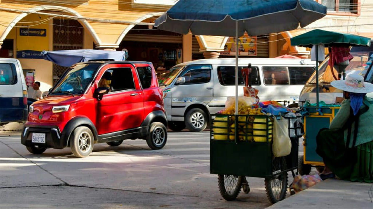 This compact and cheap electric car