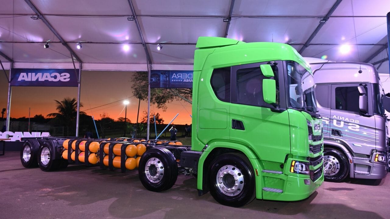 novo caminhão da Scania
