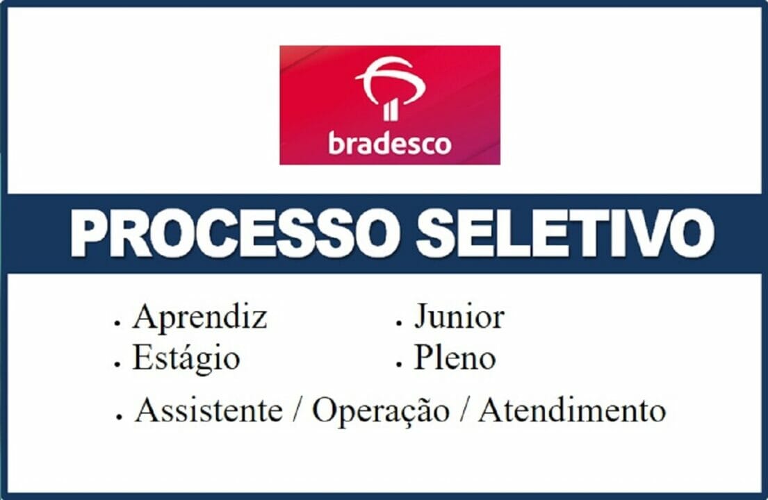 vagas banco Bradesco - vagas de emprego