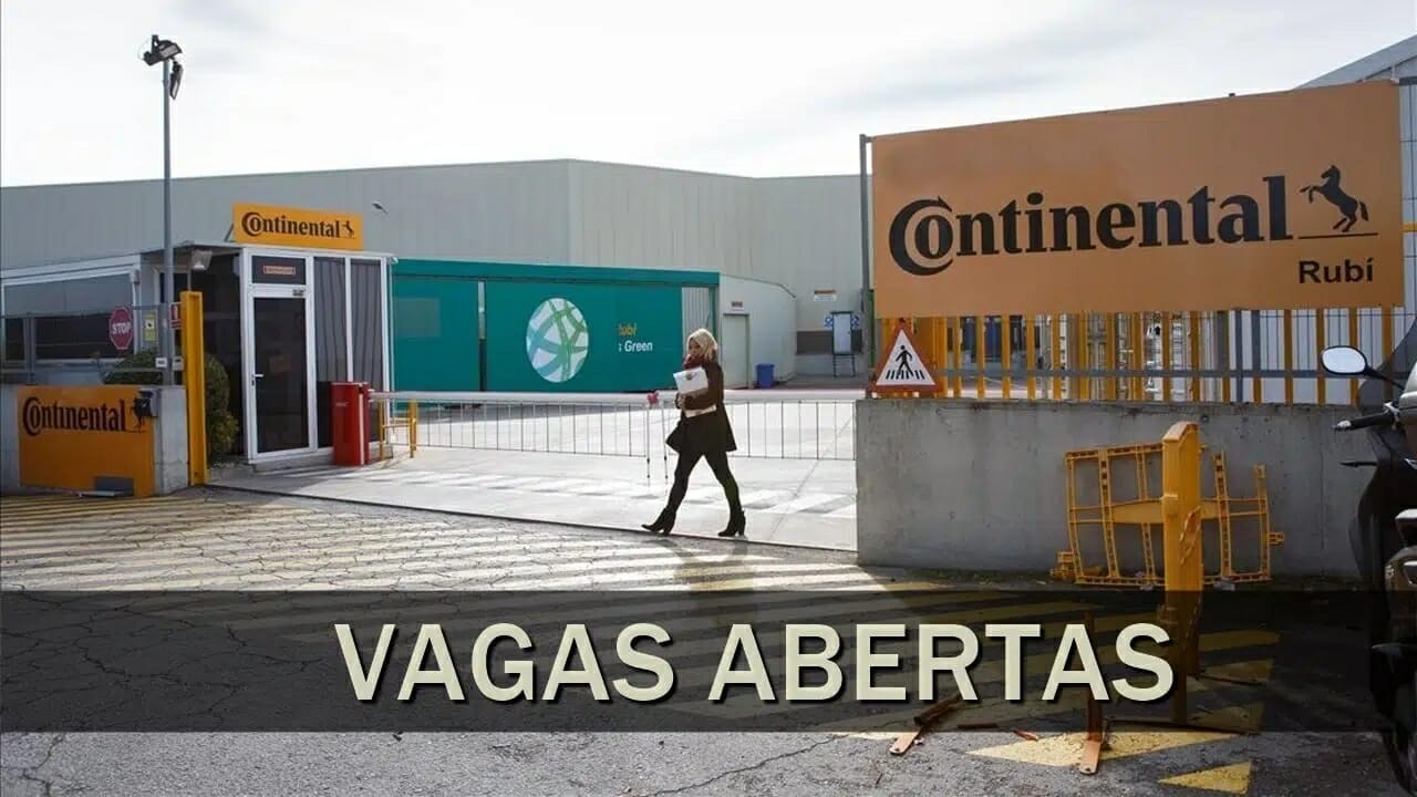 Continental - emprego - pneus - peças - fábrica - vagas - SP - BA - RJ