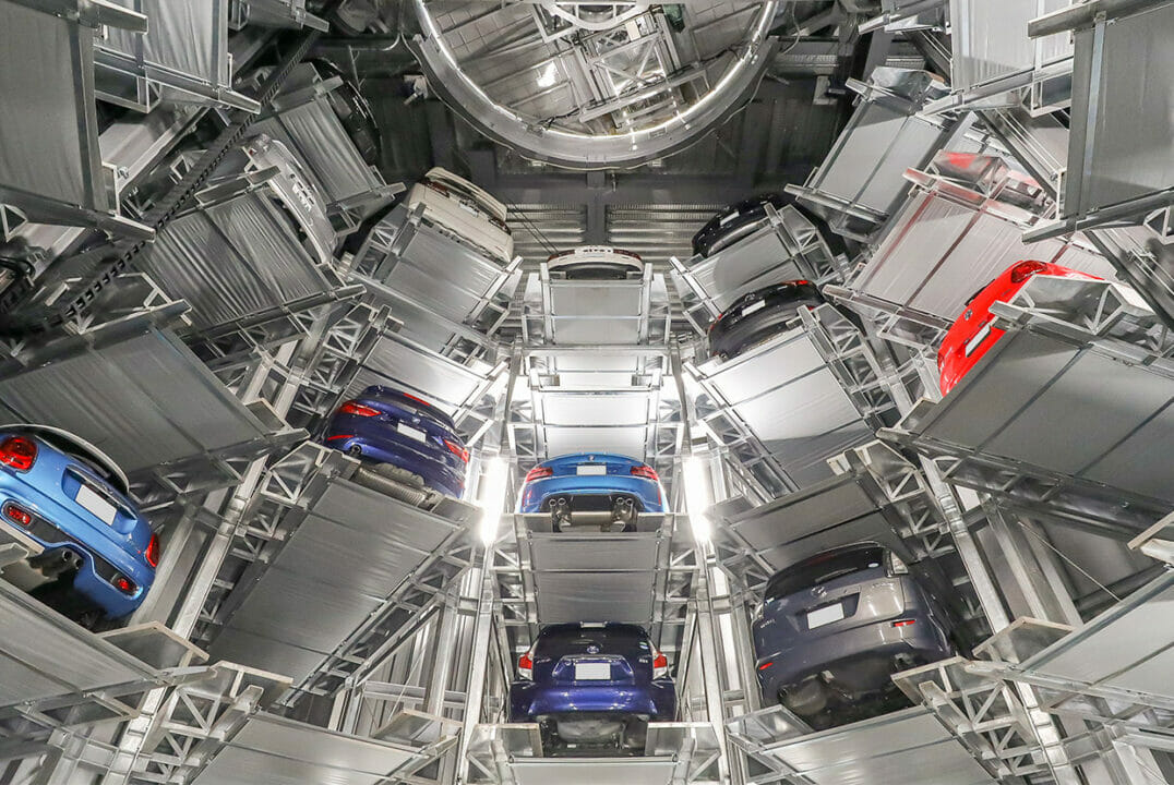 Automated parking in Japan (Image / Reproduction GIKEN)