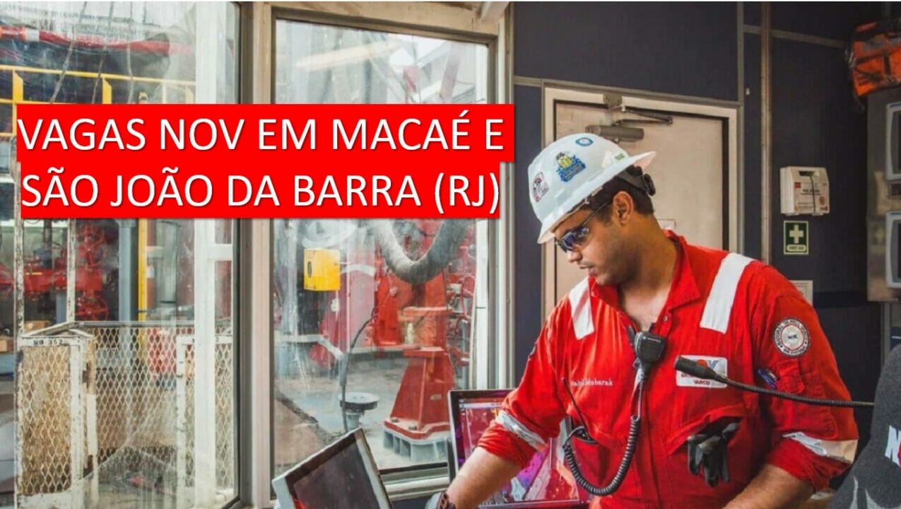 NOV - vagas - macaé, RJ