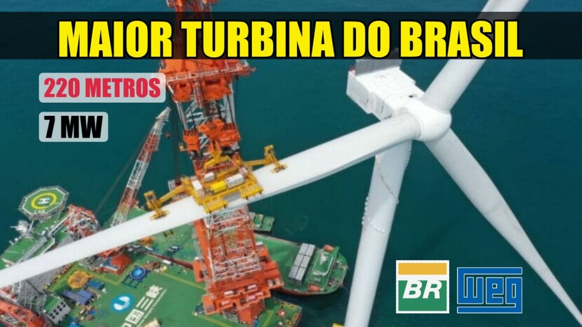 turbina - weg - Siemens - Norden, aerogerador - cristo redentor - Boeing - Petrobras - projetos - energia eólica - usina - offshore