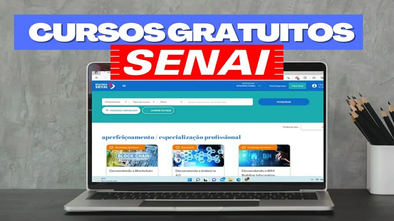 11 MIL cursos online e gratuitos são oferecidos pelo SENAI, com certificação nas áreas de marketing, mecânica, informática, engenharia e mais!  