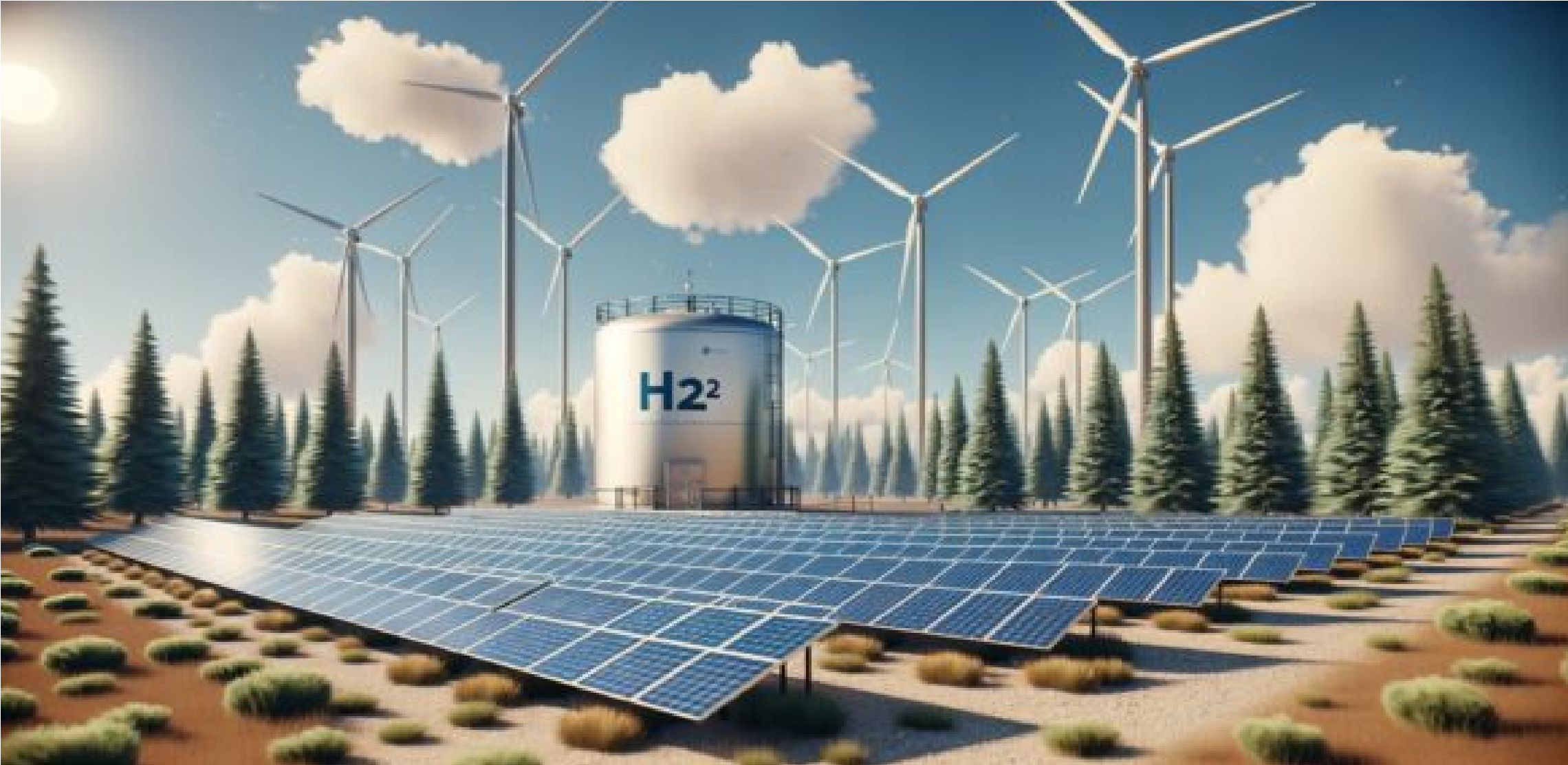 hidrogênio, usina, energia