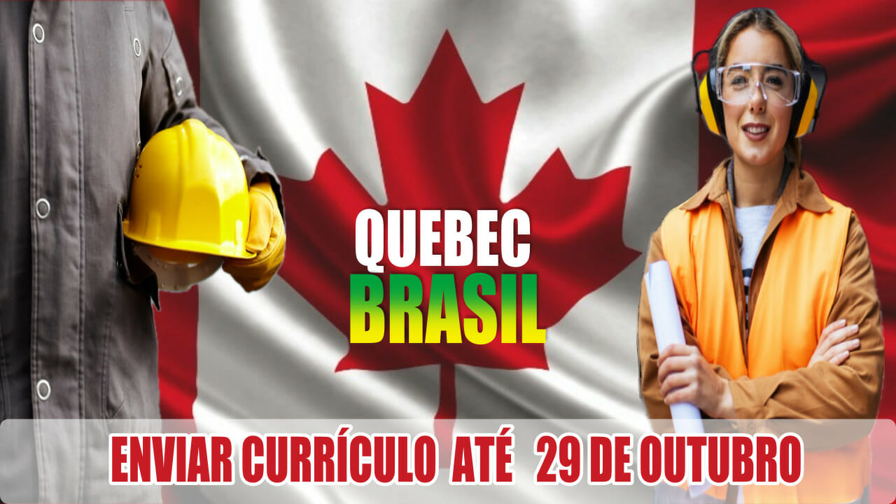 Brasil Canadá vagas de emprego para brasileiros ótimos salários