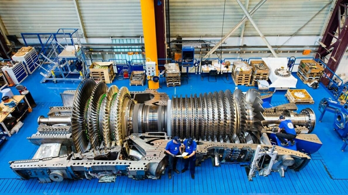 turbinas - energia - GE - General electric - motor a combustão - usina -