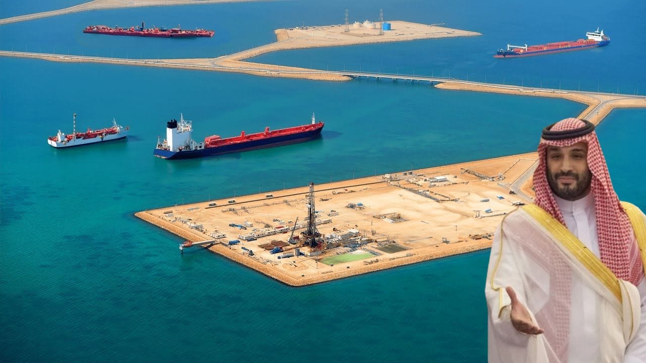 Arábia Saudita inova com ilhas artificiais de petróleo: sustentabilidade e tecnologia de mãos dadas