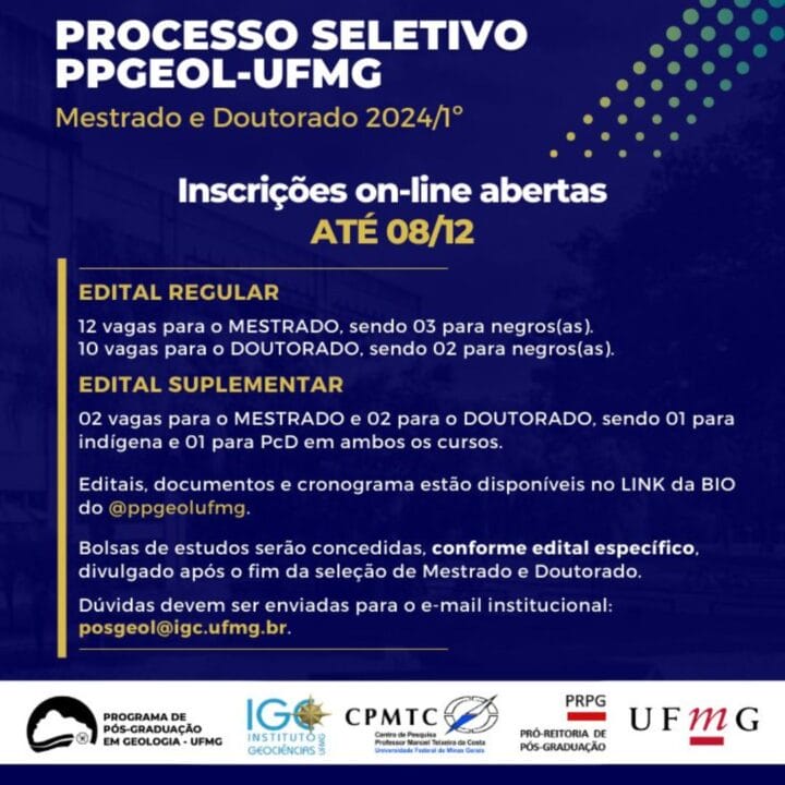 Programa de Pós-graduação em Geologia do IGC-UFMG