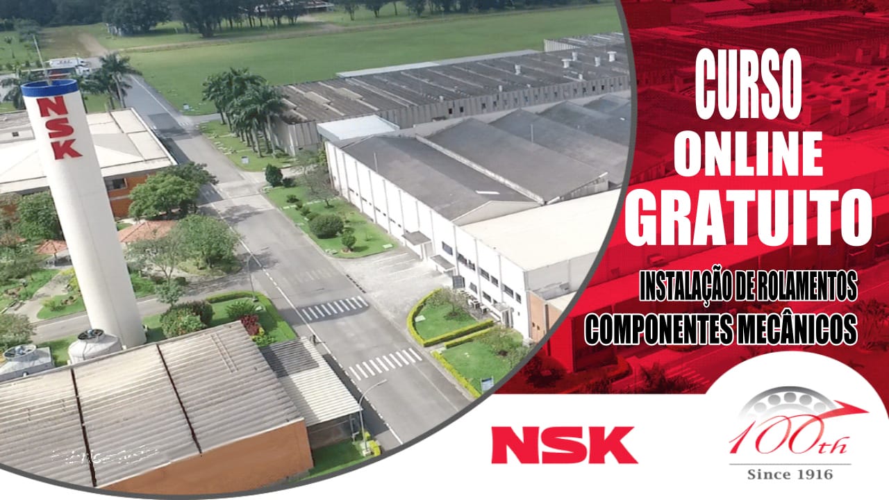 cursos gratuitos - whatsapp - técnicos - engenheiros - vagas - cursos online - EAD - manutenção - rolamentos - NSK