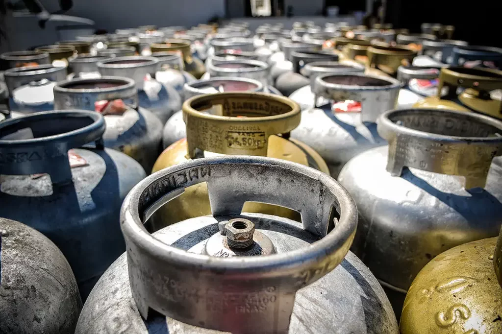 país no gás de cozinha