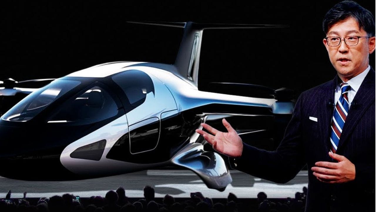 Toyota decola no mercado: montadora está revolucionando mobilidade com novo carro voador, investimento passa 390 milhões de dolares