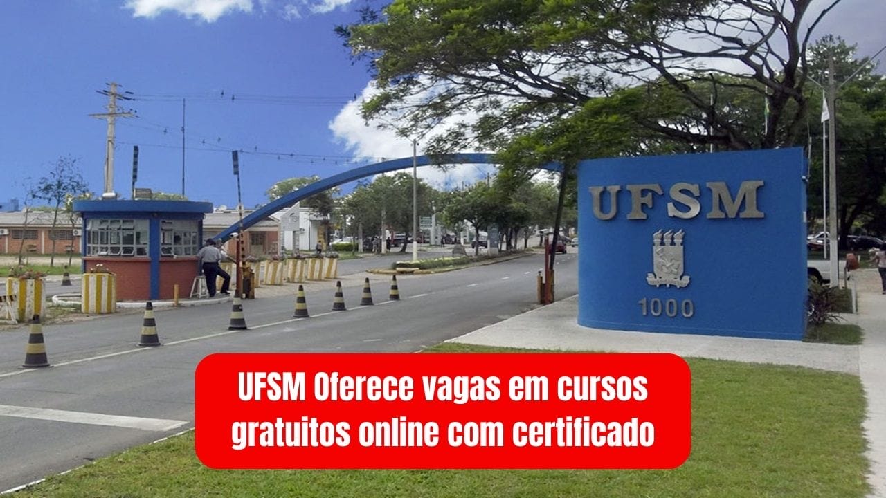 UFSM, Vaga, cursos gratuitos