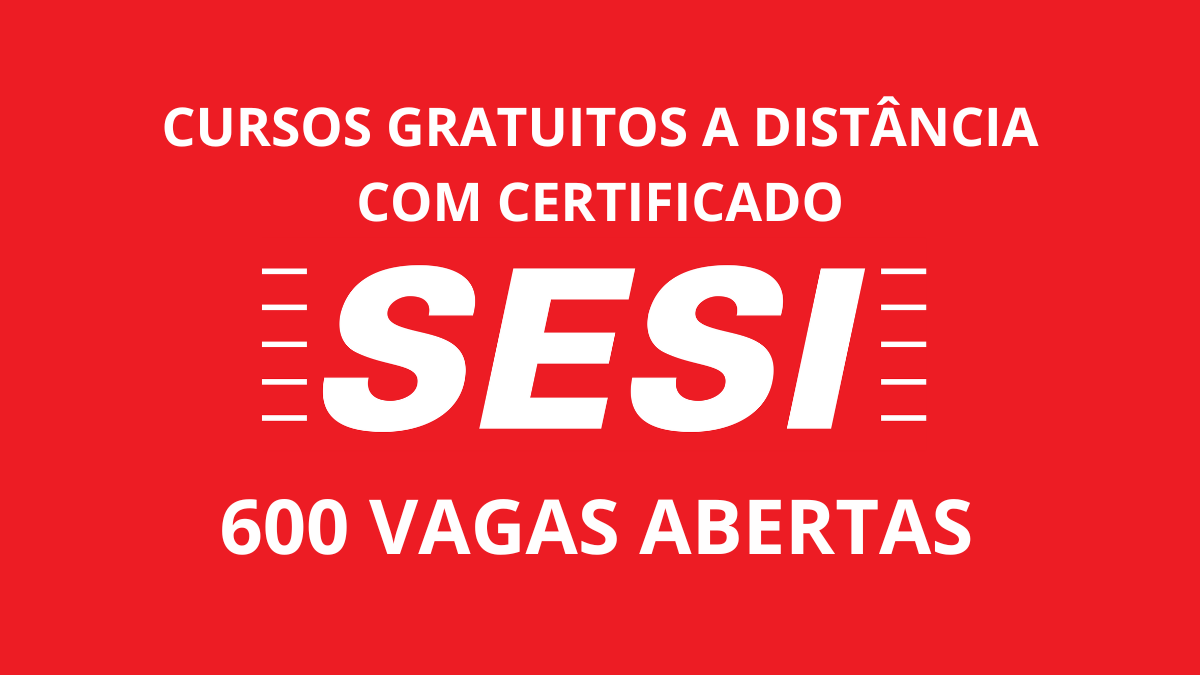 Precisando em melhorar o seu currículo? Com os cursos gratuitos ofertados pelo SESI-PE você aprende e ainda ganha certificado grátis, confira!