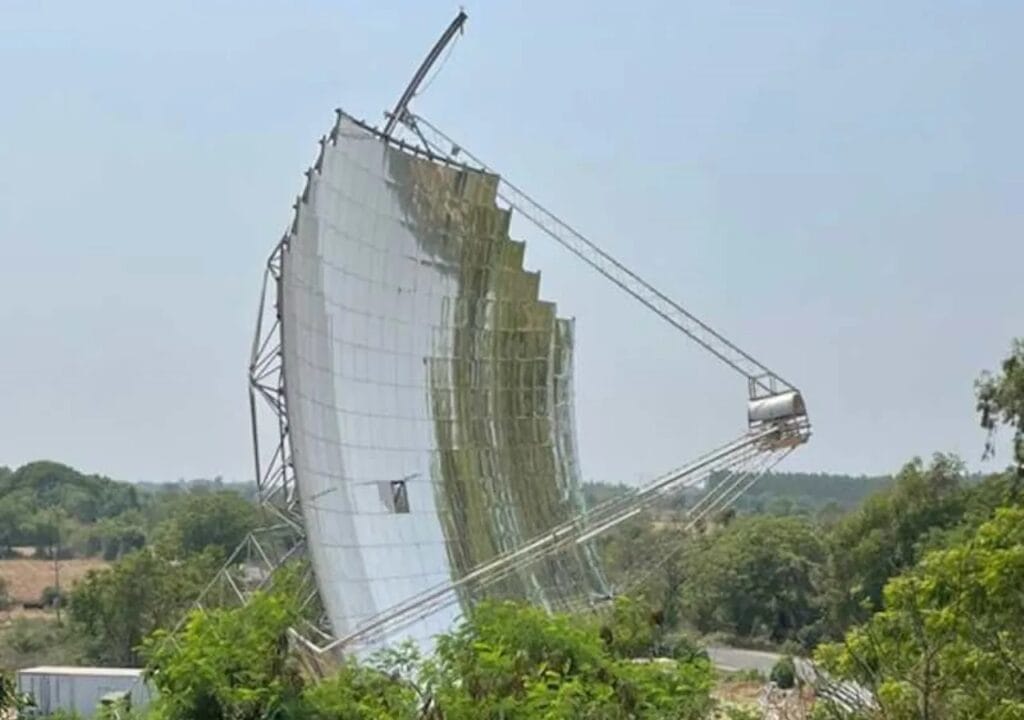Índia deslumbra o mundo com o 'SG4 BIG DISH' o maior e mais poderoso concentrador solar já construído