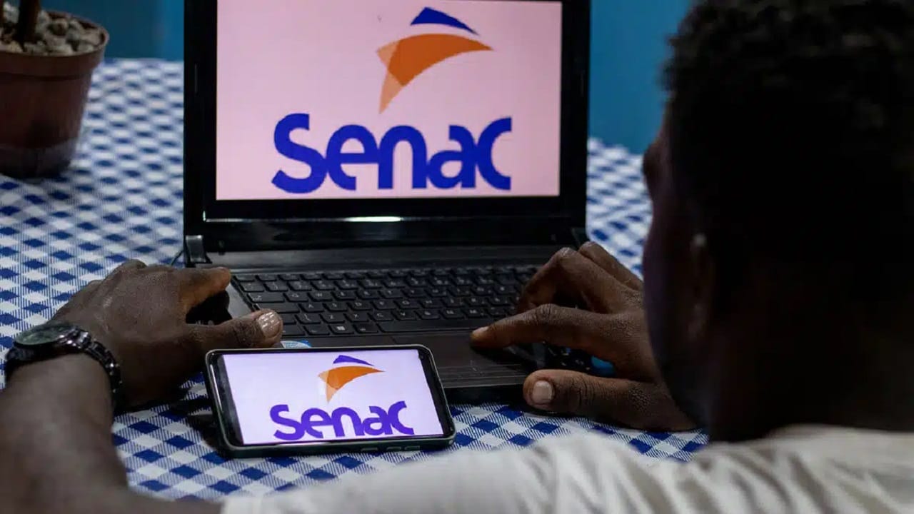 Senac abre mais de 2.000 vagas em cursos gratuitos nas áreas de saúde, tecnologia, gastronomia, beleza e outras