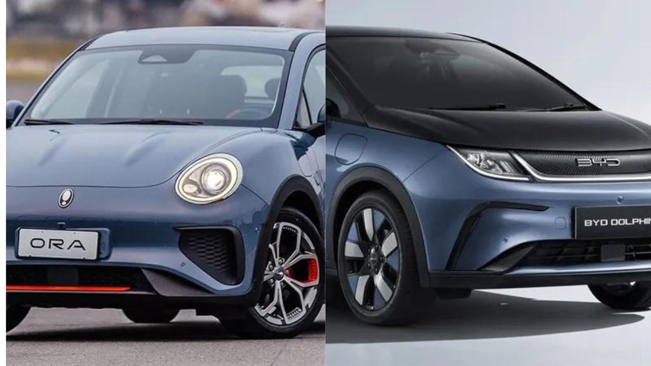 BYD Dolphin vs GWM Ora 03: comparativo dos elétricos de R$ 150 mil