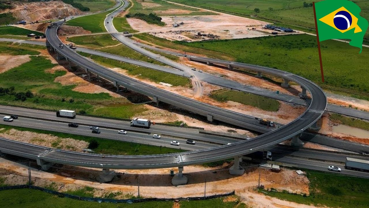 Obra monumental em Florianópolis, a maior construção viária do Brasil em andamento, perto da conclusão, investimentos acima de 600 milhões de reais