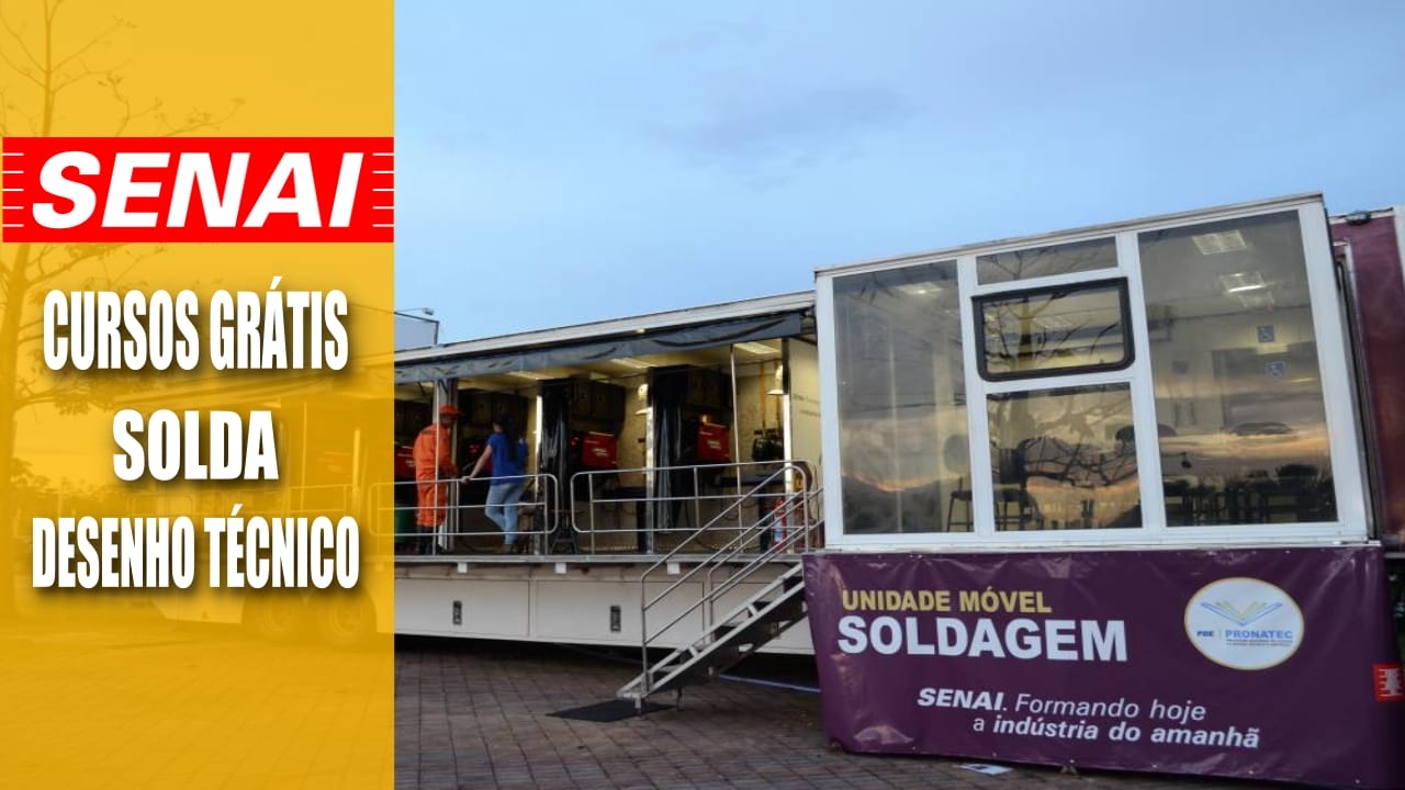 cursos gratuitos - senai - senac - solda - mecánica - técnico
