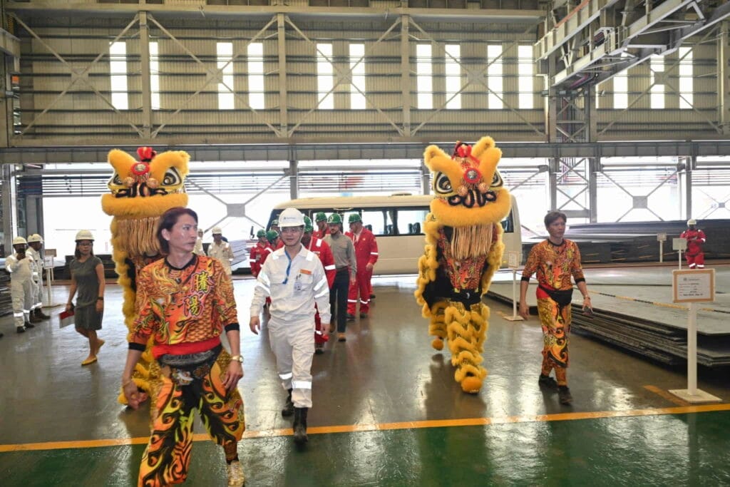 Steel manufacturing ceremony Seatrium Shell Gulf of Mexico 3 10