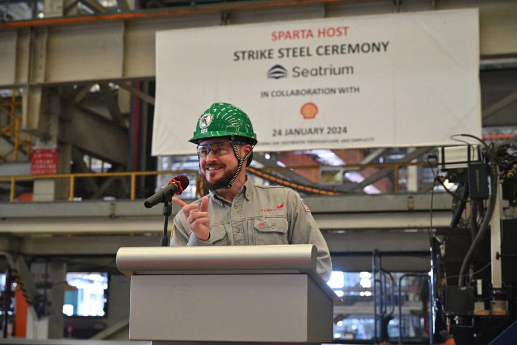 Steel manufacturing ceremony Seatrium Shell Gulf of Mexico 5